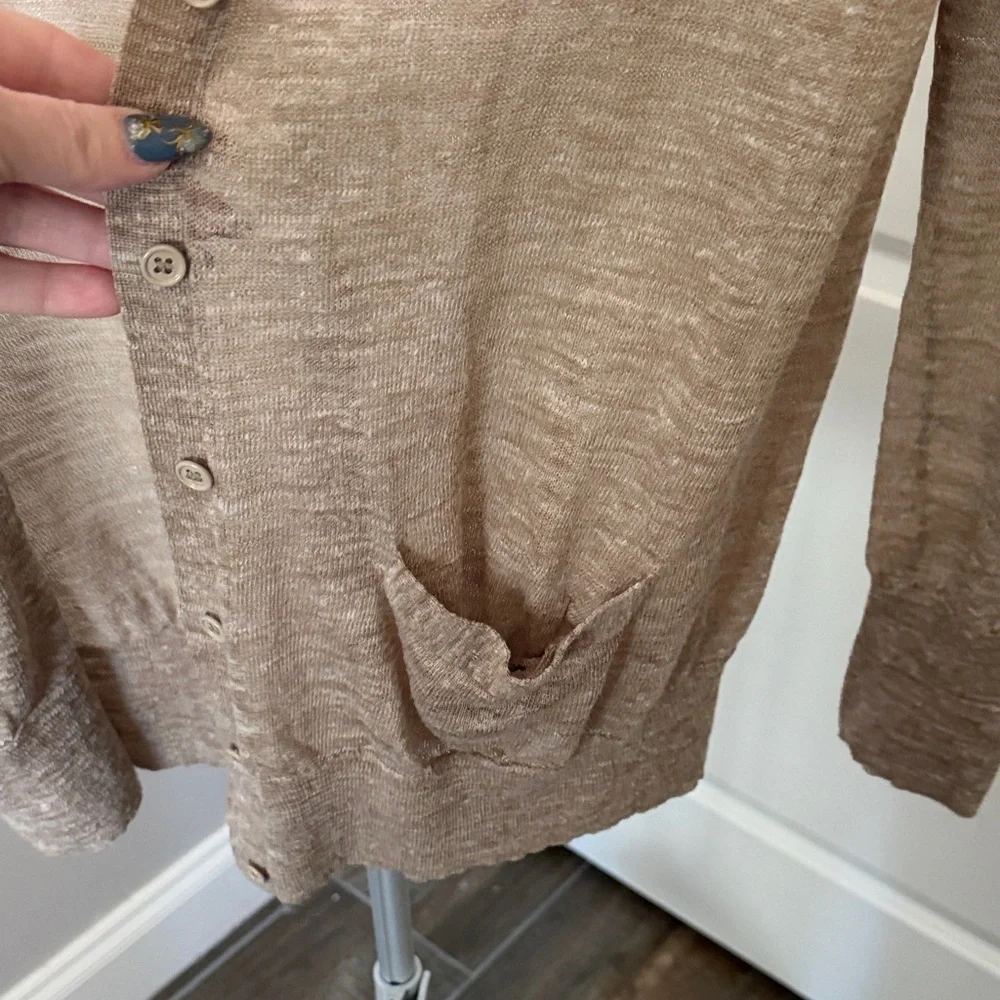 J. Crew Tan Women's Cardigan Sweater